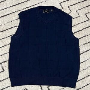 Vintage Greg Norman Collection V-Neck Navy Sweater Vest